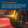 TRUE MODS 3/4" Inch Round Amber Trailer 12V LED Marker Light [3 Wire/DRL & Turn Signal] [DOT FMVSS 108] [SAE P2PC] [Semi-Spherical Output] [IP67 Waterproof] Small Marker Lights for Trailer Truck view 2