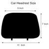 KAAA ALLBrand Universal Car Truck Crystal Bling Rhinestone Studded Seat Head Rest Covers - Pair (Pink HeartBlack)(KAH) view 4