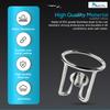 MARINE CITY Universal Boat Ring Drink Cup Holder Stainless Steel, Rust-Resistant, Durable and Easy to Install for Boats, Yachts, Trucks, Cars, and RVs (Pack of 1) view 3