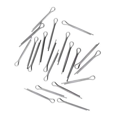 pulabo 20Pcs Bike Cotter Pin Stainless Steel Split Pins for Brake Disc Pad Caliper Comfortable and Environmentally Convenient
