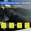 OEM Quality 18" + 18" Premium All-Seasons Durable Stable and Quiet Windshield Wiper Blades-J Hook Wipers(Set of 2) view 3