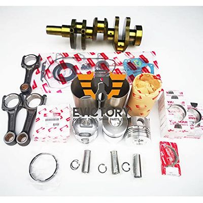 For YANMAR 3TN84 3D84-2 engine overhaul rebuild kit + crankshaft conrod