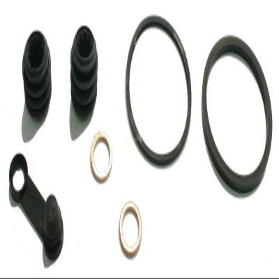 Rear Brake Caliper Rebuild Kit fits - Road Star Warrior 1700 XV1700 2002-2010 - Heavy Duty Brake Caliper Kit - Brake Caliper Repair Parts Set - Boots - Seal Kit - Bleeder Cap - Pins - Copper Washers