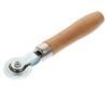 FAVOMOTO 1pc Wooden Handle Roller Repair Tool Durable Pressing Wheel for Tire Sealing and Protection High Hardness Steel Design for Vehicle Tire Maintenance view 1