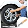 FAVOMOTO 1pc Wooden Handle Roller Repair Tool Durable Pressing Wheel for Tire Sealing and Protection High Hardness Steel Design for Vehicle Tire Maintenance view 3