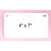 White Dye Sublimation .025 Aluminum Motorcycle License Plate Blanks 30pk view 1