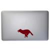 Dark Spark Decals Wolf Running Free 5 inch Maroon Indoor Outdoor Vinyl Decal view 3