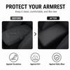 Great-luck PU Leather Center Console Armrest Cover Compatible with Toyota Corolla(2020-2026) Corolla Hatchback(2019-2026),Custom Fit Armrest Pad Protector,Armrest Box Cover Accessories,Black Stitches view 2
