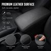 Great-luck PU Leather Center Console Armrest Cover Compatible with Toyota Corolla(2020-2026) Corolla Hatchback(2019-2026),Custom Fit Armrest Pad Protector,Armrest Box Cover Accessories,Black Stitches view 3