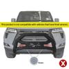 VANGUARD VGUBG-2304-1182BK Black Powdercoat Optimus X Series Bull Bar | Compatible with 14-24 Jeep Cherokee view 2