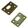STRC STR320188GM Alum Chassis Protector Plates Front & Rear Gun Mtl : Outcast 6S view 1