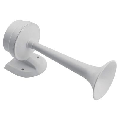 Nuova Rade Trumpet Electric Horn, made of ASA plastic, white or chrome plated, UV-resistant & Water-resistant, sound intensity: >100dB