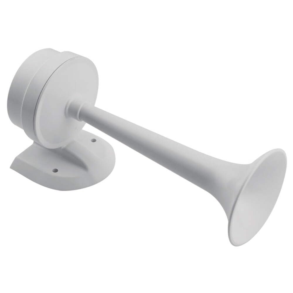 Nuova Rade Trumpet Electric Horn, made of ASA plastic, white or chrome plated, UV-resistant & Water-resistant, sound intensity: >100dB