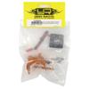 Yeah Racing YA-0653OR Alum 540 & 550 Motor Heat Sink w/Tornado High Speed Fan Orange view 3