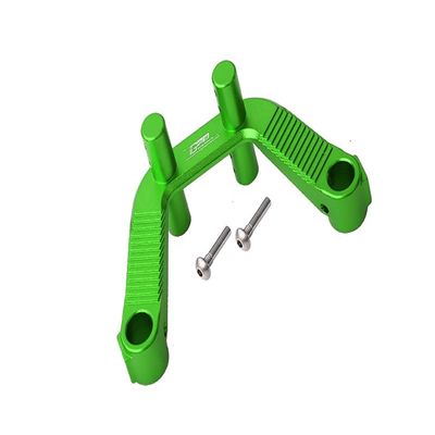 GPM For Arrma 1/10 KRATON 4S BLX Upgrade Parts Aluminum Rear Body Post Stabilizer - 3Pc Set Green
