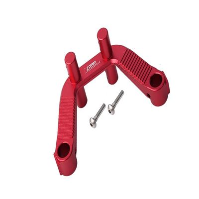 GPM For Arrma 1/10 KRATON 4S BLX Upgrade Parts Aluminum Rear Body Post Stabilizer - 3Pc Set Red