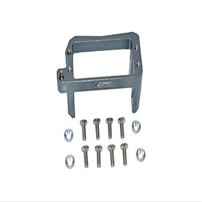 GPM For Losi 1/10 Lasernut U4 Tenacity LOS03028 Upgrade Parts Aluminum Servo Mount - 13Pc Set Gray Silver