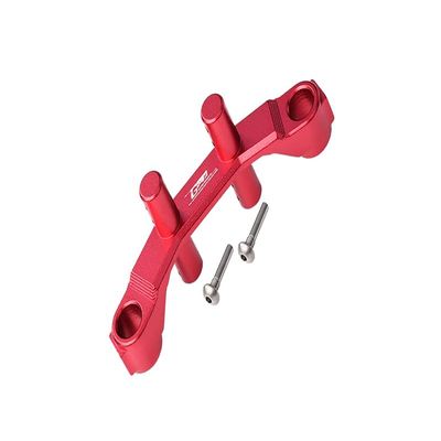 GPM For Arrma 1/10 KRATON 4S BLX Upgrade Parts Aluminum Front Body Post Stabilizer - 3Pc Set Red