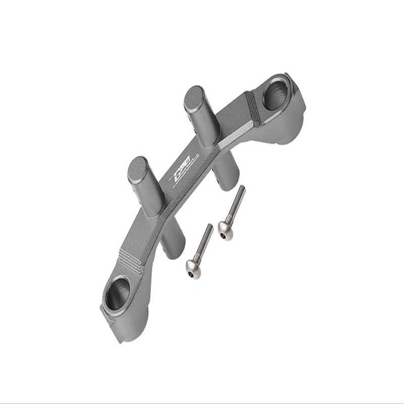 GPM For Arrma 1/10 KRATON 4S BLX Upgrade Parts Aluminum Front Body Post Stabilizer - 3Pc Set Gray Silver