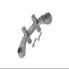 GPM For Arrma 1/10 KRATON 4S BLX Upgrade Parts Aluminum Front Body Post Stabilizer - 3Pc Set Gray Silver view 1