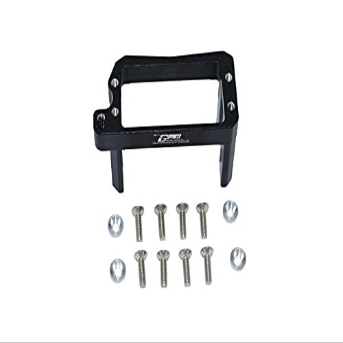 GPM For Losi 1/10 Lasernut U4 Tenacity LOS03028 Upgrade Parts Aluminum Servo Mount - 13Pc Set Black