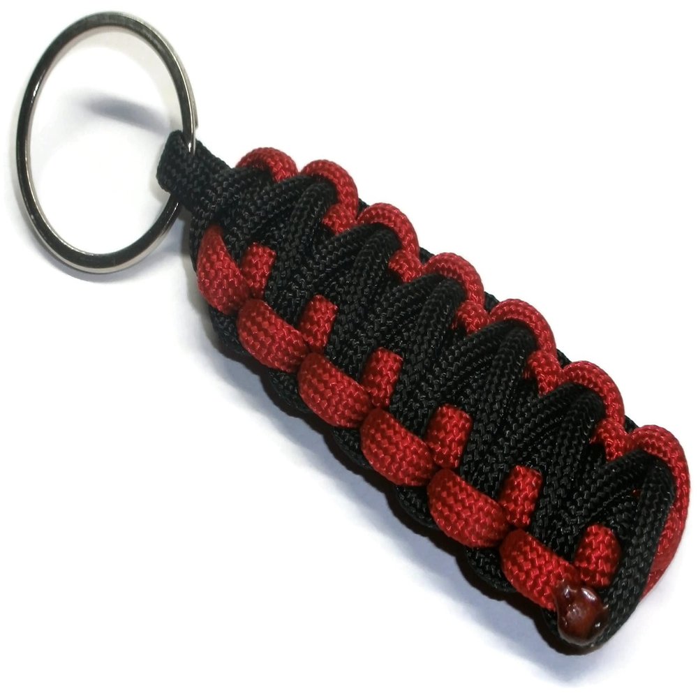 RedVex King Cobra Style Key Chains - Choose your color (Qty - 1) (Black and Red 2-Tone)