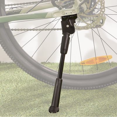N+1 Bike Kickstand- Rear Mount Adjustable Bicycle Kickstand for 26"-29" Inch Mountain Bike, Road Bike, BMX, MTB, and eBikes (KF54)