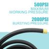 8AN Fuel Line Hose 10FT - 500 PSI High Pressure Braided Stainless Steel Hose for Fuel, Oil, Transmission Cooler & Hydraulic Lines view 3