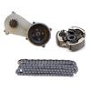 TDPROMOTO T8F Heavy Duty Clutch Gear Box Chain T8F 14T for Scooter Pocket Bike Quad 47cc 49cc 50cc Motor Engine view 1