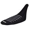 Enjoy Mfg Seat Cover - Compatible with Kawasaki 2008-2014 KFX 450 Quad ATV #229 (All Black/Grey Ribs) view 1