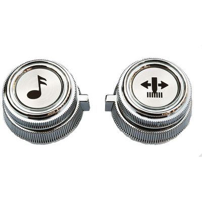Key Parts 0850-670 Radio Knob Set 1981-1987 GM C/K Series with AM/FM or AM/FM Ca