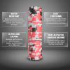 12"x60" (1FT x 5FT) Camouflage Digital Light Gray Viny Wrap Sticker Sheet Film DIY Decal Car Auto Vehicle Motorcycle Air Release Bubble Free Self Adhesive Peel and Stick Free Tool Kit view 4