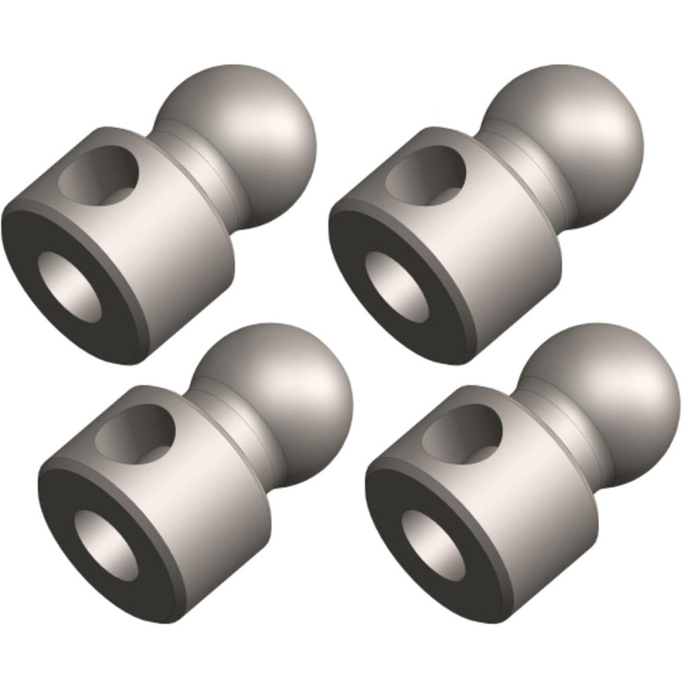 Corally 00180-220 Ball End 5.8mm - for Anti Roll Bar - Steel - 4 Pcs: Dementor K