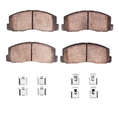 DFC Front 3000 Ceramic Brake Pads| Fits 1989-1990 Dodge 2000