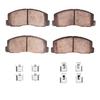 DFC Front 3000 Ceramic Brake Pads| Fits 1989-1990 Dodge 2000 view 1