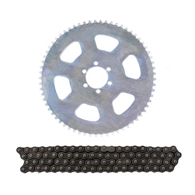 TDPROMOTO #35 Pitch Chain 65T Sprocket Axle Hub Kit for Go Kart Racing Mini Bike ATV Buggy Cart