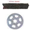 TDPROMOTO #35 Pitch Chain 65T Sprocket Axle Hub Kit for Go Kart Racing Mini Bike ATV Buggy Cart view 2