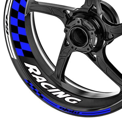 KETABAO Solid Color GP03 17 inch Rim Wheel Stickers Decals Compatible with CBR1000RR 04-19 04 05 06 07 08 Blue