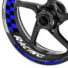 KETABAO Solid Color GP03 17 inch Rim Wheel Stickers Decals Compatible with CBR1000RR 04-19 04 05 06 07 08 Blue view 1