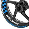 KETABAO Solid Color GP03 17 inch Rim Wheel Stickers Decals Compatible with Diavel Carbon Dark Strada 2019 Aqua Blue view 1