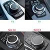 MICROCK Bling Accessories for BMW 1 2 3 5 7 Series X1 X3 X5 X6 Media iDrive Control Switch Button knob Cover Rhinestone Crystal Button, Inner Diameter 1.57 in view 2