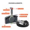 Marine Outboard Remote Control Box,703-48230 PULL Throttle Remote Control Box for Yamaha Outboard Right Side Mount 7 Pin 16 FT Cable Without Trim Tilt Switch (PULL To Open) view 3