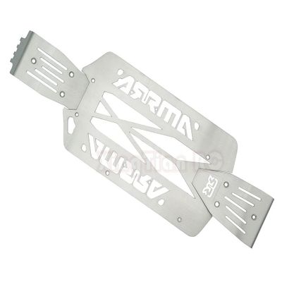 1/10 Big Rock Crew CAB Stainless Steel Skid Plate Chassis Protect Armor - Hollow