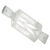 1/10 Big Rock Crew CAB Stainless Steel Skid Plate Chassis Protect Armor - Hollow view 1