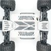 1/10 Big Rock Crew CAB Stainless Steel Skid Plate Chassis Protect Armor - Hollow view 2