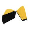 Autofiber Scrub Ninja - Wedge Scrubber Great for scrubbing Leather, Plastic, Rubber and Vinyl - Pack of 2, Black/Gold (5inch x 2.5inch x 2inch) view 1