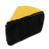 Autofiber Scrub Ninja - Wedge Scrubber Great for scrubbing Leather, Plastic, Rubber and Vinyl - Pack of 2, Black/Gold (5inch x 2.5inch x 2inch) view 2