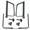AEspares Suzuki Samurai SJ410 SJ413 Side Exterior Rear View Mirror Set Chrome Finish view 1