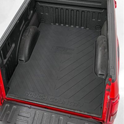 Rough Country Rubber Bed Mat for 07-18 Chevy/GMC | 5.8 FT Bed - RCM680 , Black