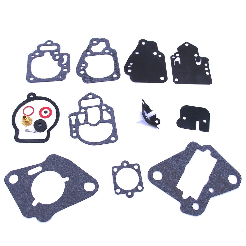 SouthMarine Boat Motor 1395-9761-1 1395-97611 9645 9761 9377 9179 9803 9725 811357 Carburetor Repair Kit for Mercury Mariner Outboard Engine 6HP 8HP 9.9HP 10HP 15HP 20HP 25HP, for Sierra 18-7212